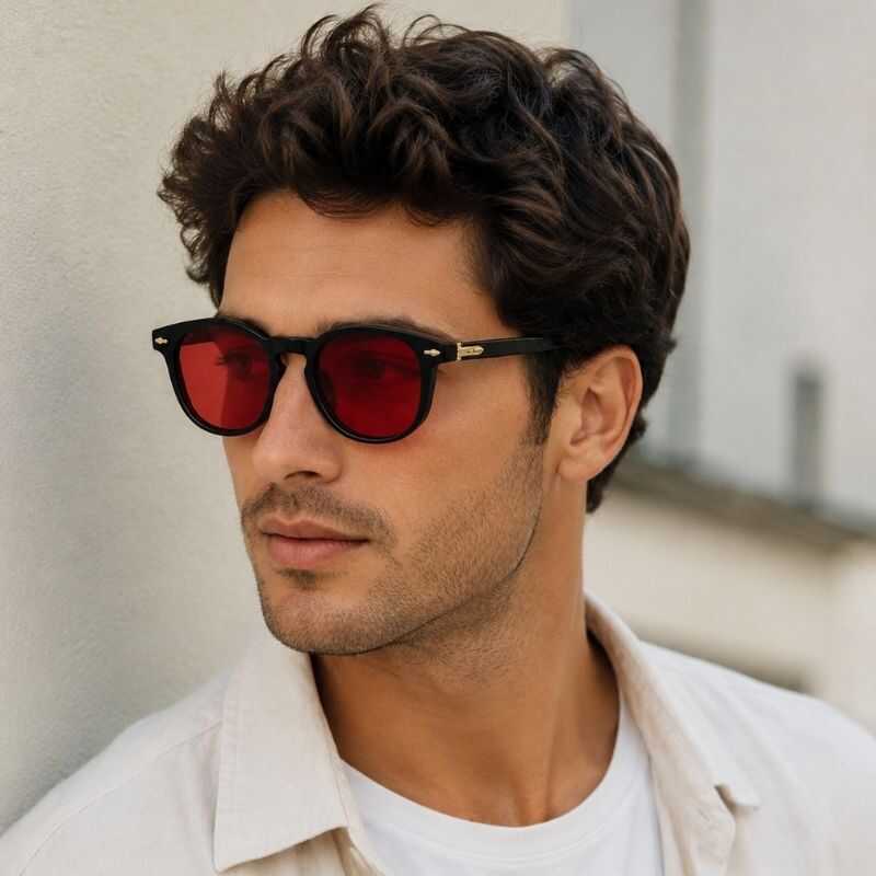 Lentes Hudson Rojo