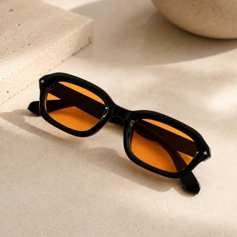 Lentes Rectangulares Naranja