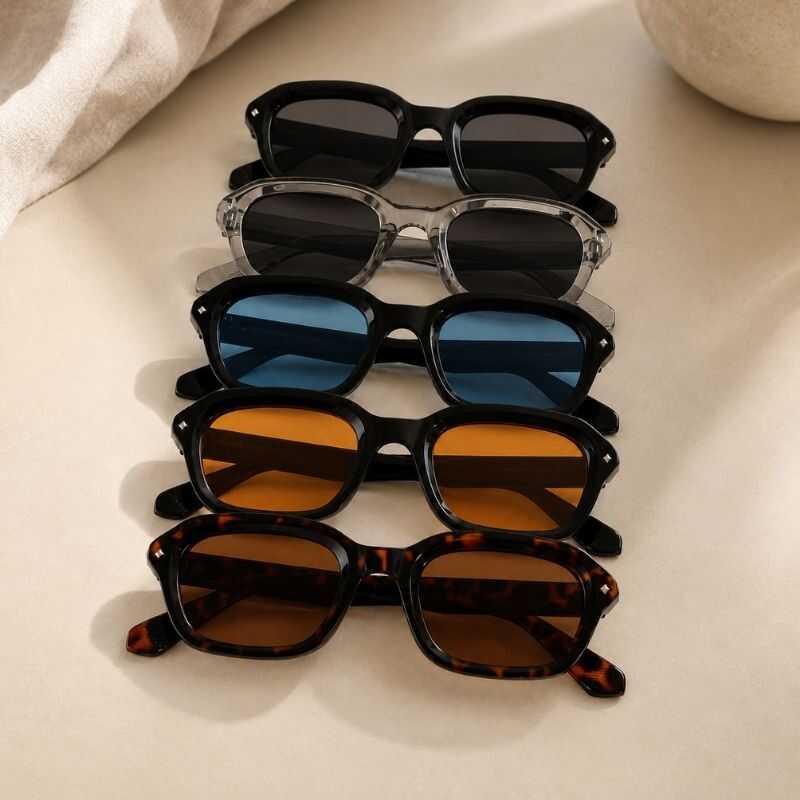 Lentes Rectangulares Azul