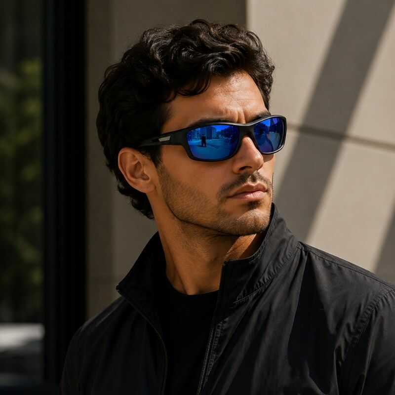 Lentes Sport Espejados Azules