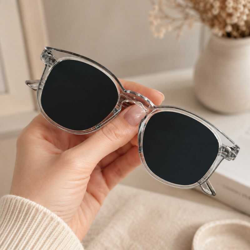 Lentes Oxford Gris Traslúcido