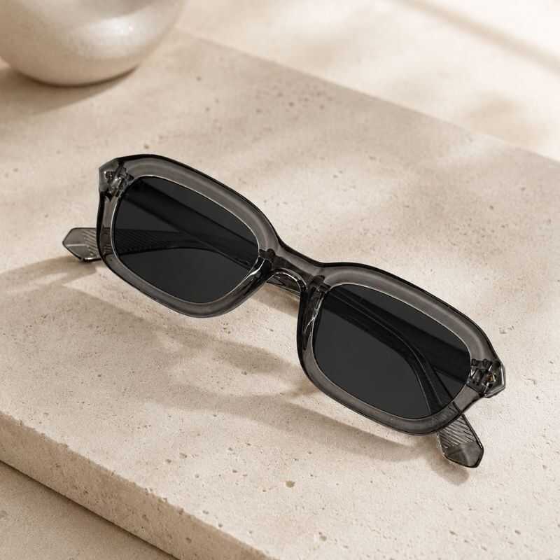 Lentes Rectangulares Gris