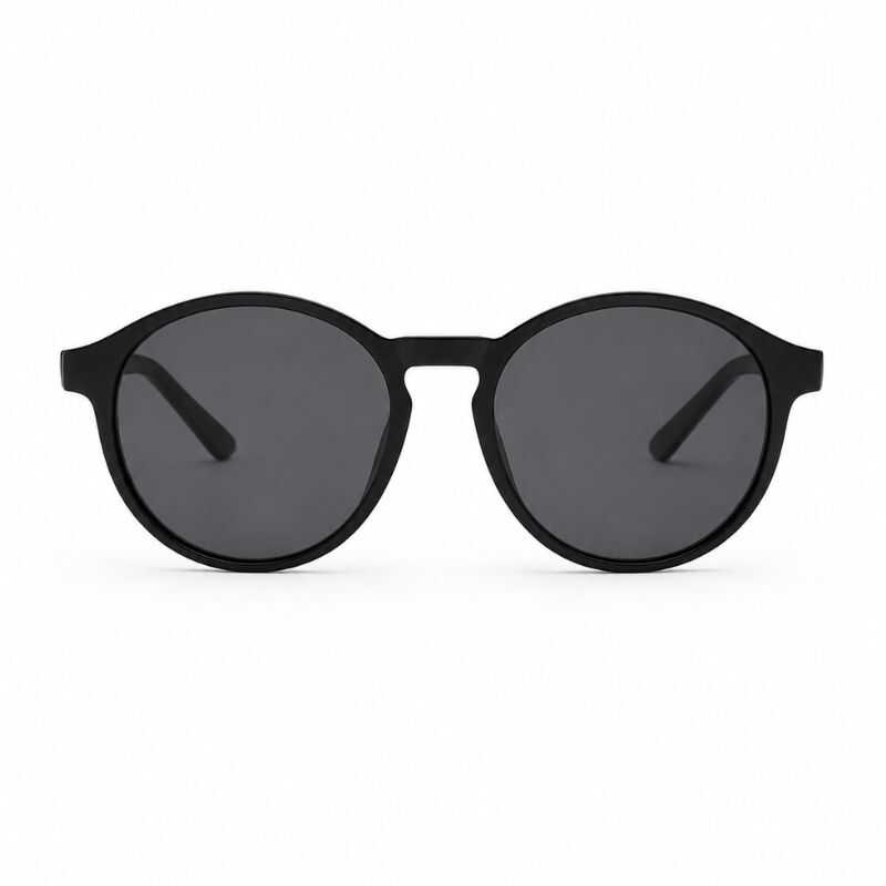 Lentes Circulares Negro Mate