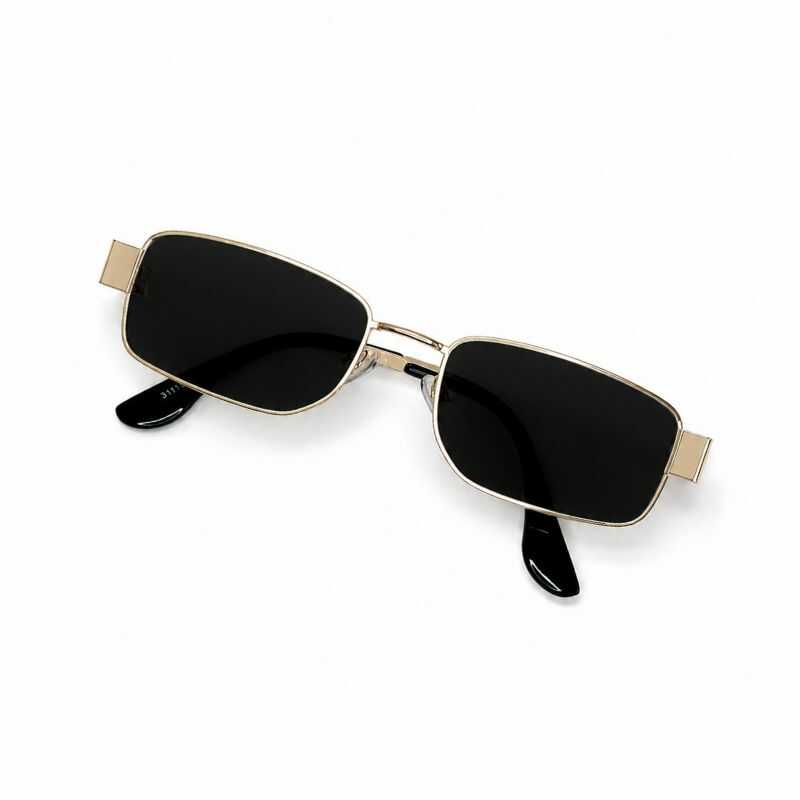Lentes Golden Rectangulares Negro