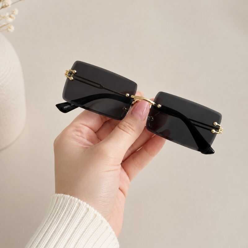 Lentes Rimless Negro