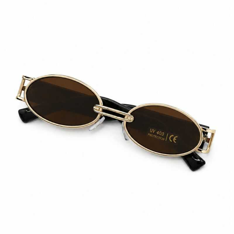 Lentes Brooklyn Marrón y Dorado