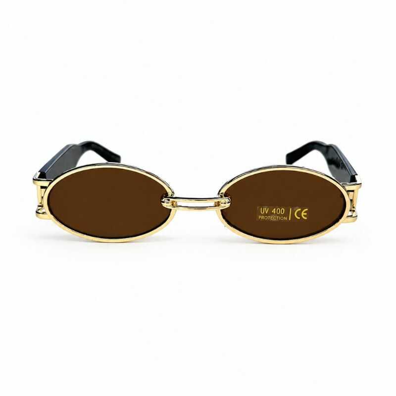 Lentes Brooklyn Marrón y Dorado