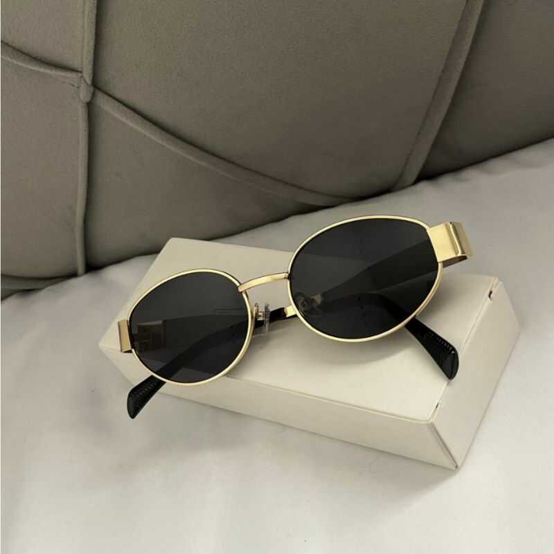 Lentes Golden Ovalados Negro