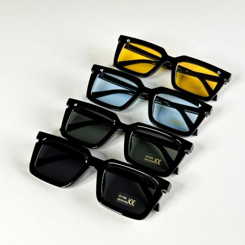 Lentes Rectuangular Negro