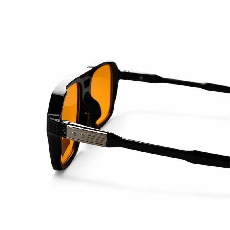 Lentes Retro Aviador Naranja