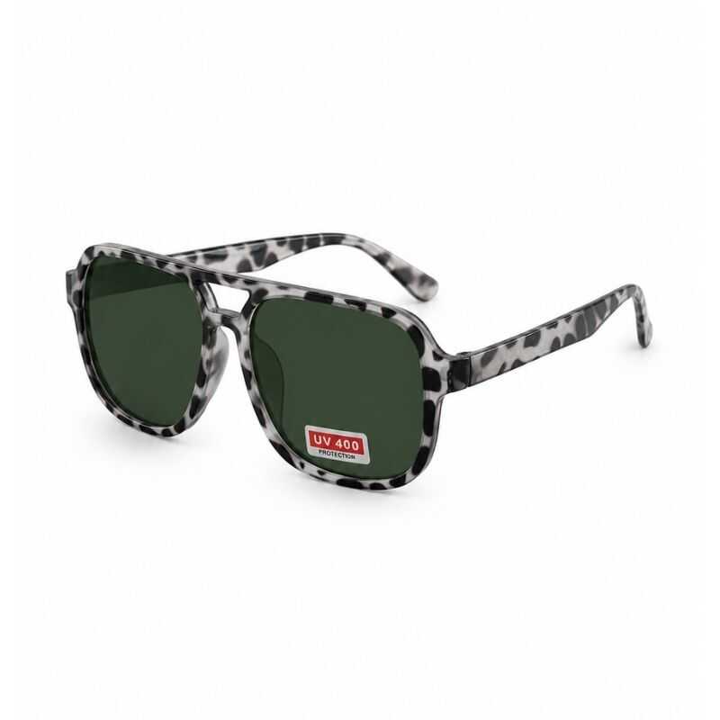 Lentes Aviador Animal Print Verde
