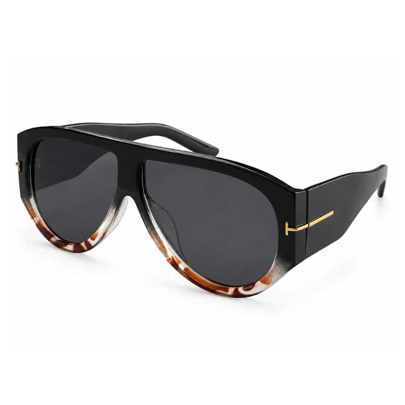 Lentes Aviador Negro y Carey