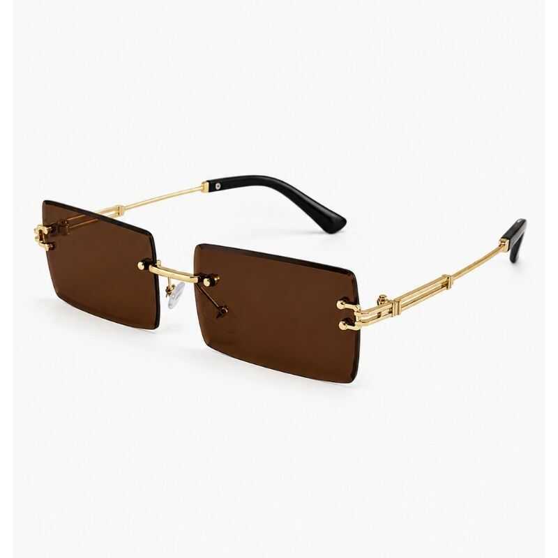 Lentes Rimless Marrón