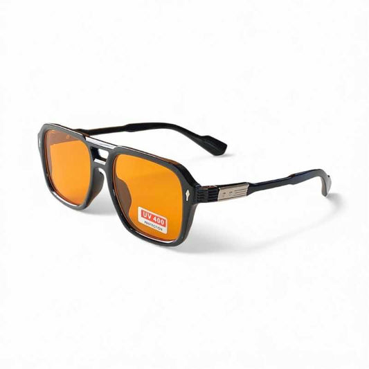Lentes Retro Aviador Naranja