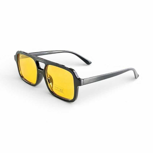 Lentes Aviador Rectangulares Amarillo