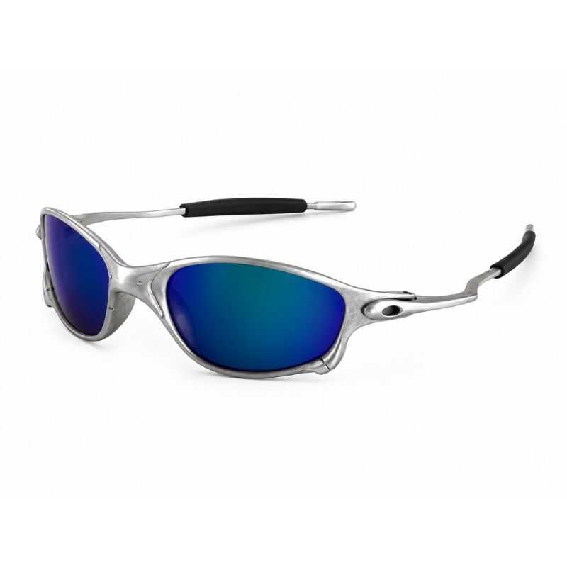 Lentes Brasil Gris y Azul Patilla Negra