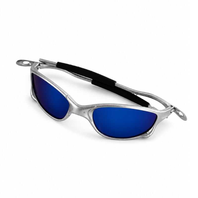 Lentes Brasil Gris y Azul Patilla Negra