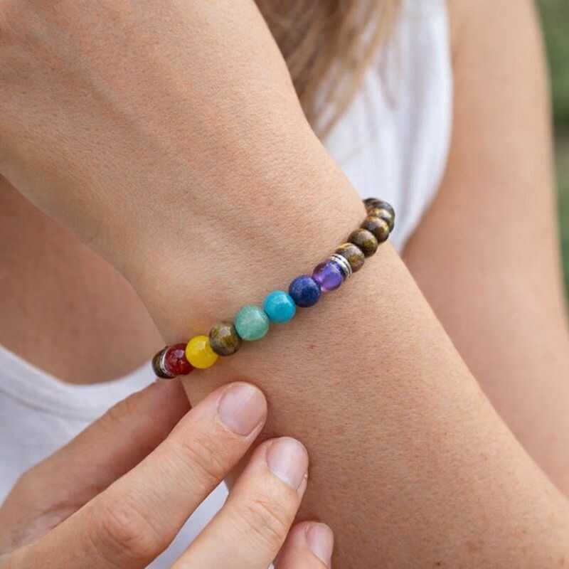 Pulsera 7 Chakras 6mm