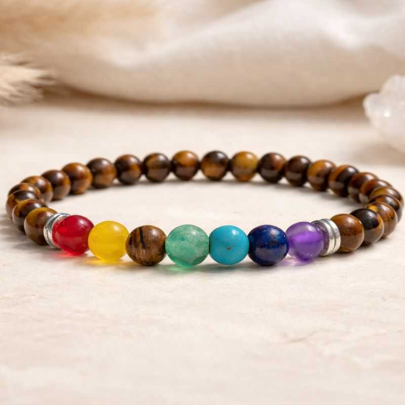Pulsera 7 Chakras 6mm