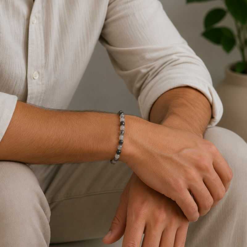Pulsera Cuarzo Turmalinado