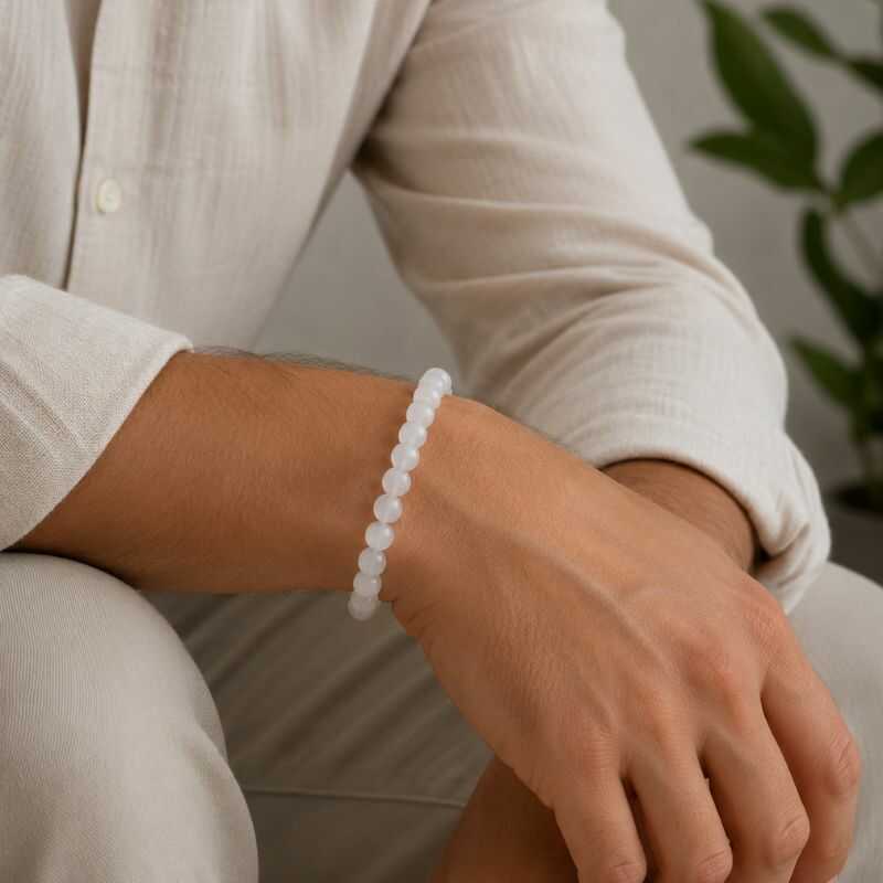 Pulsera Cuarzo Blanco