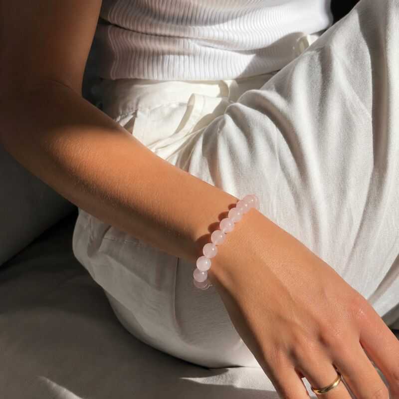 Pulsera Cuarzo Rosa