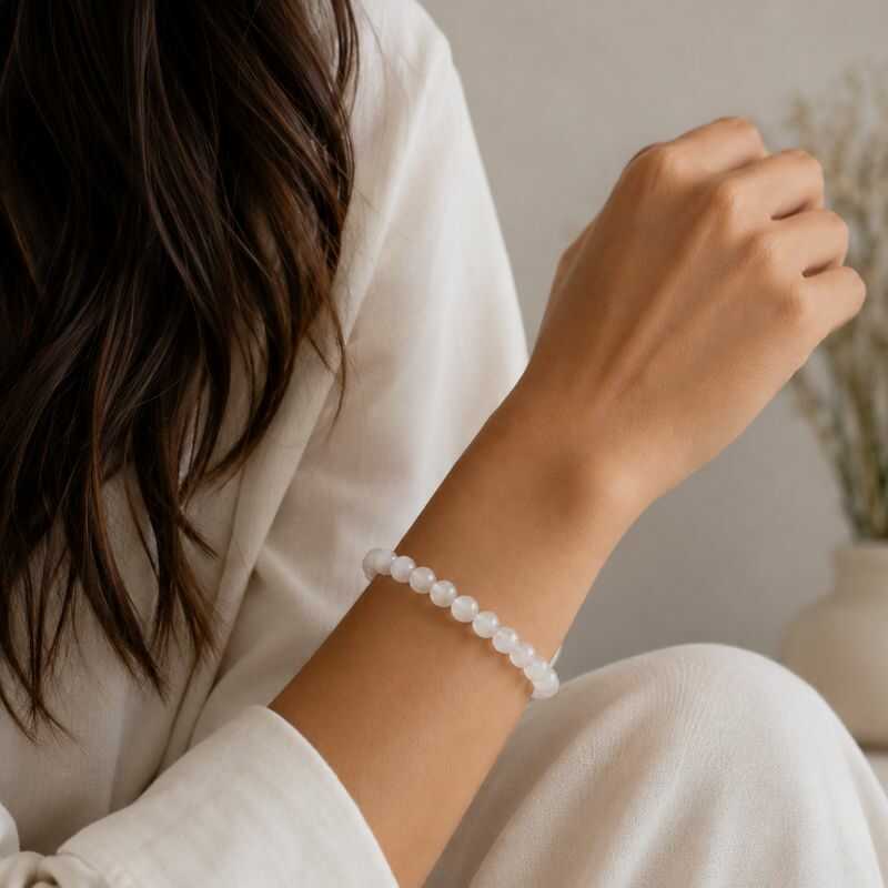 Pulsera Cuarzo Blanco