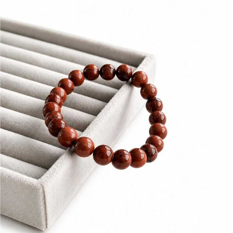 Pulsera Jaspe Rojo