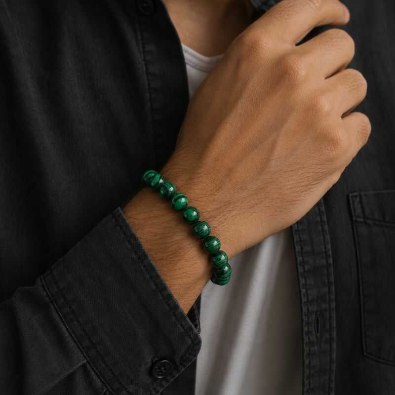 Pulsera Malaquita Verde