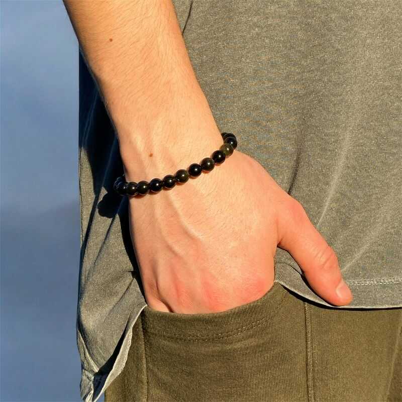 Pulsera Obsidiana Negra