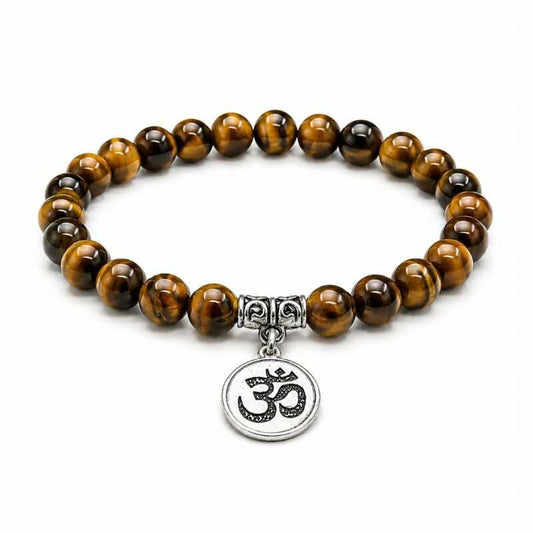 Pulsera OM Ojo de Tigre