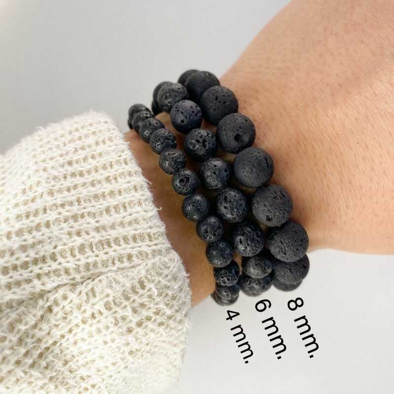 Pulsera Roca Volcánica