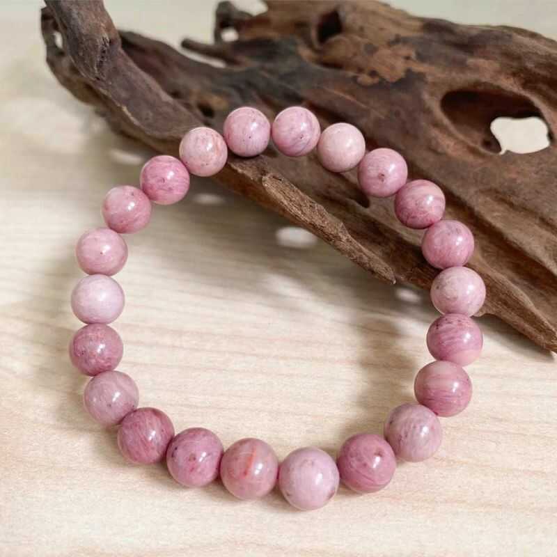 Pulsera Rodonita rosa