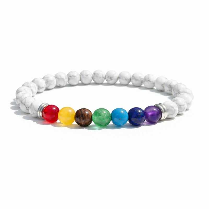 Pulsera 7 Chakras 6mm