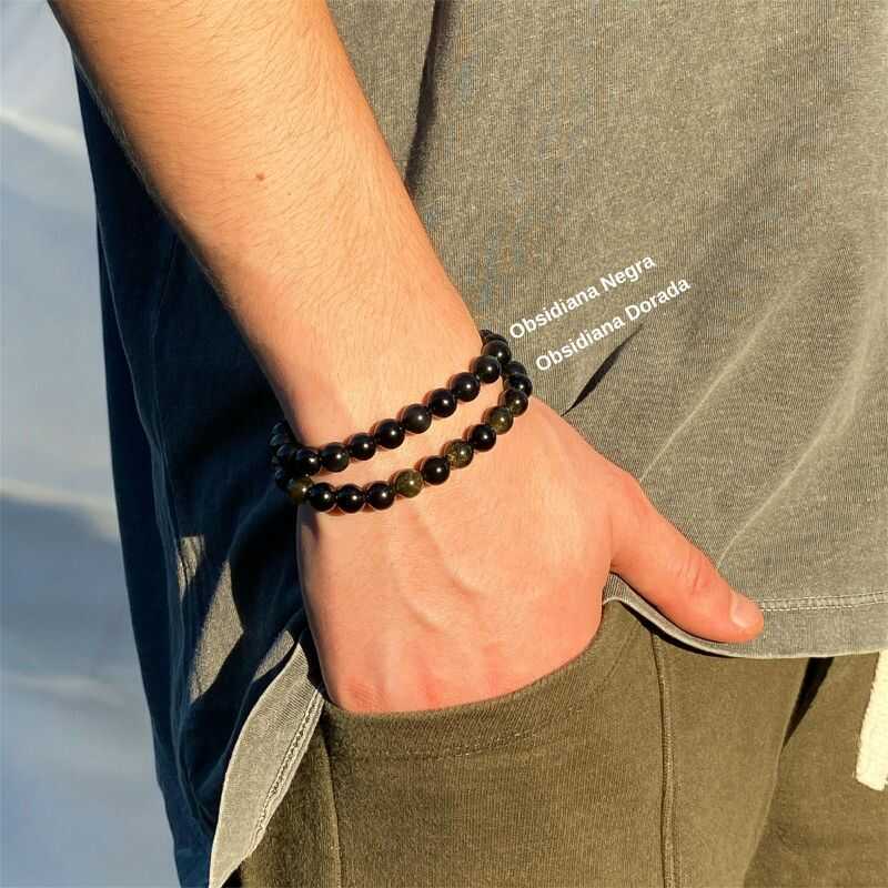 Pulsera Obsidiana Negra