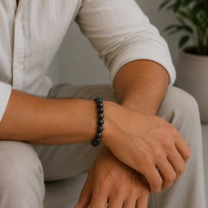 Pulsera Obsidiana Negra