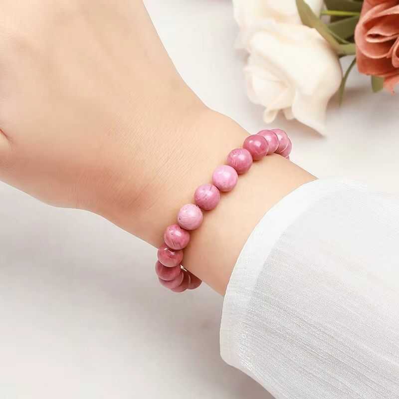 Pulsera Rodonita rosa