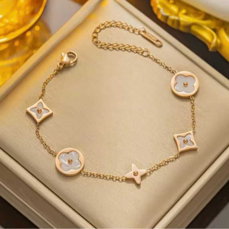 Pulsera Trébol Dorada