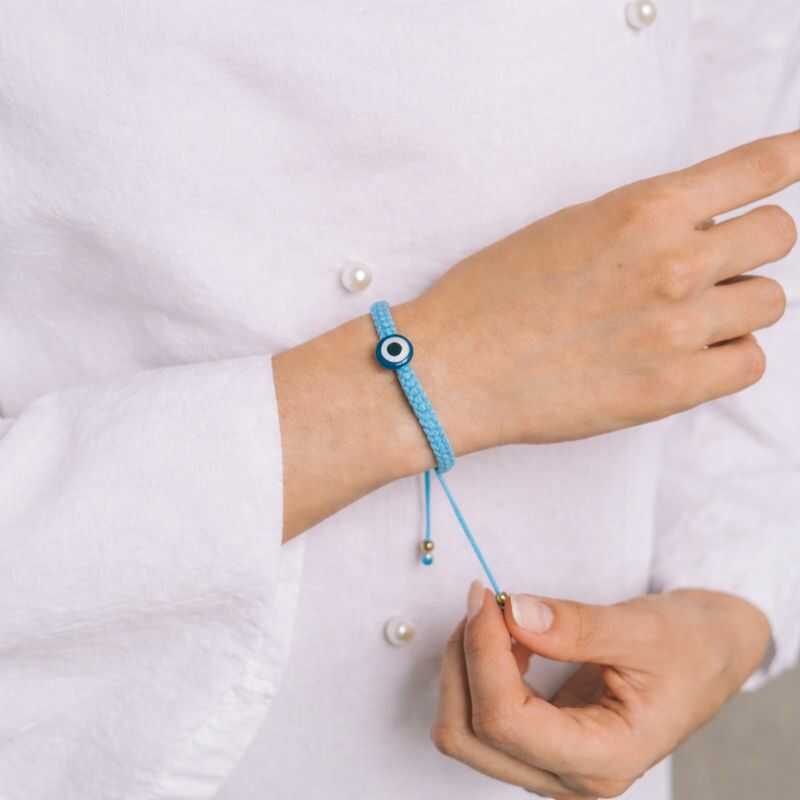 Pulsera Ojo Turco Trenzada