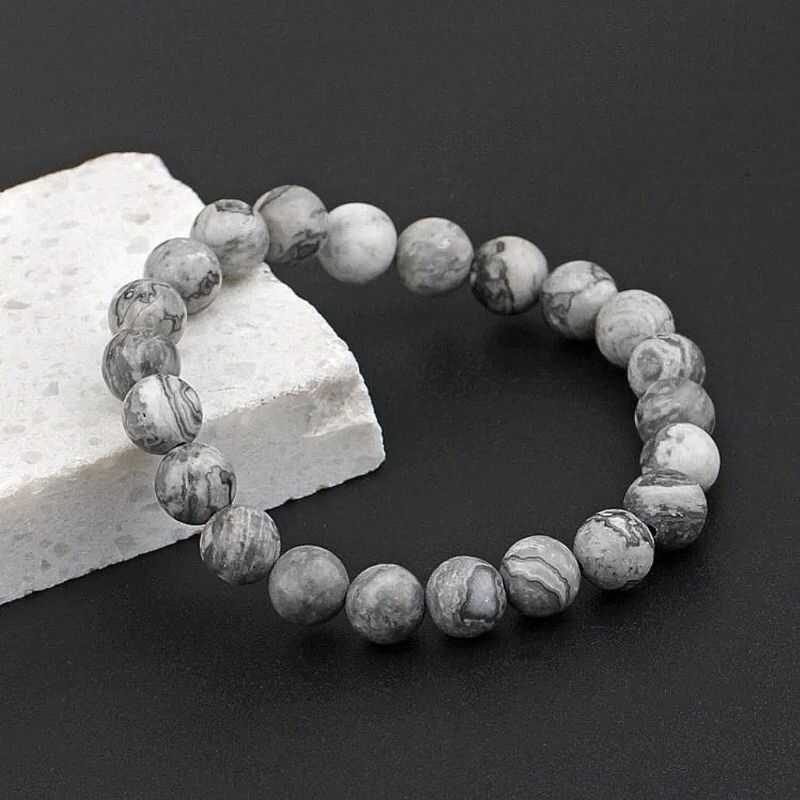 Pulsera Jaspe Gris
