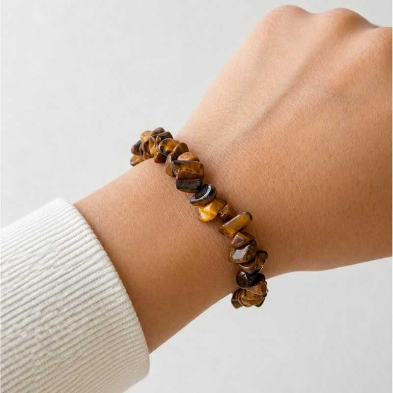Pulsera Escallas Ojo de Tigre