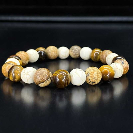 Pulsera Combinada Beige