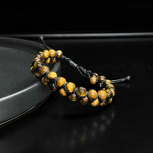 Pulsera Doble Ojo de Tigre