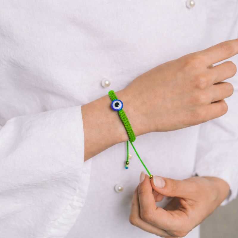 Pulsera Ojo Turco Trenzada
