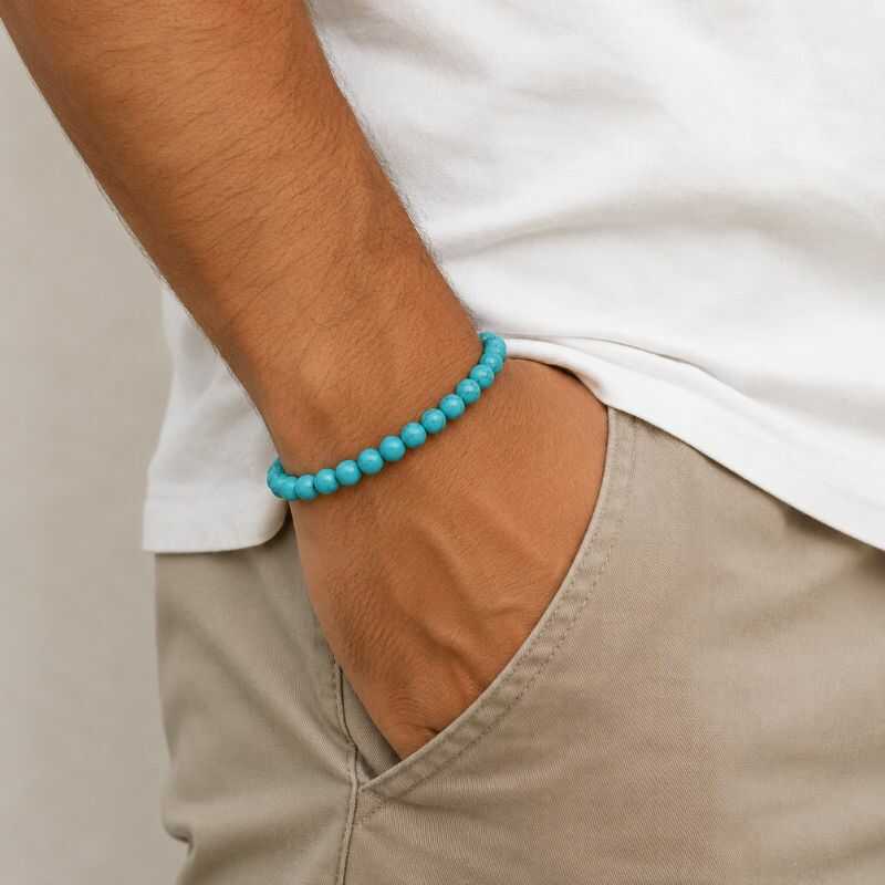 Pulsera Reconstituida Turquesa