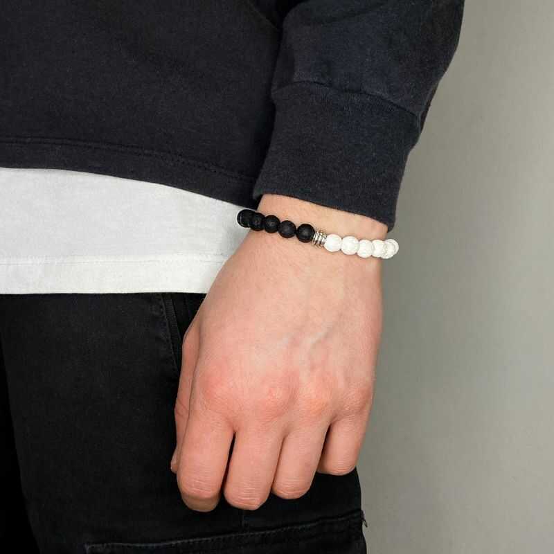 Pulsera Roca Volcánica ajustable