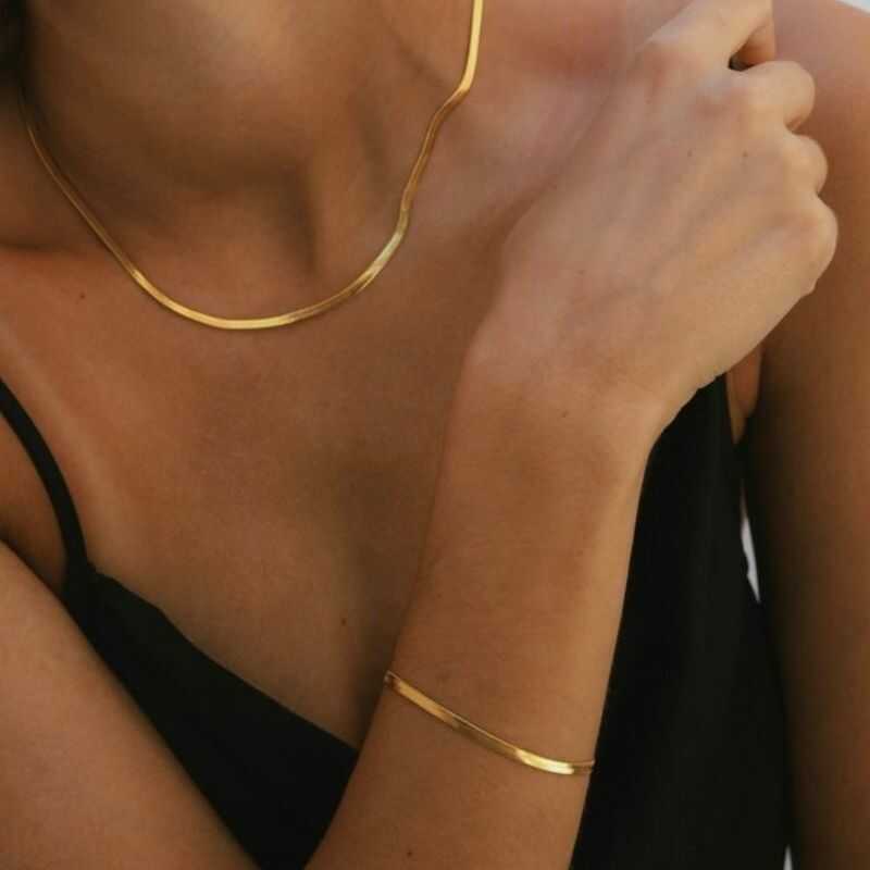 Pulsera Snake Dorada