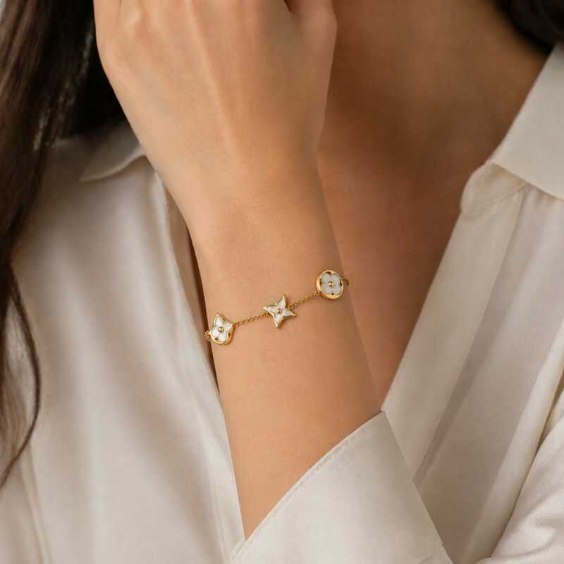 Pulsera Trébol Dorada