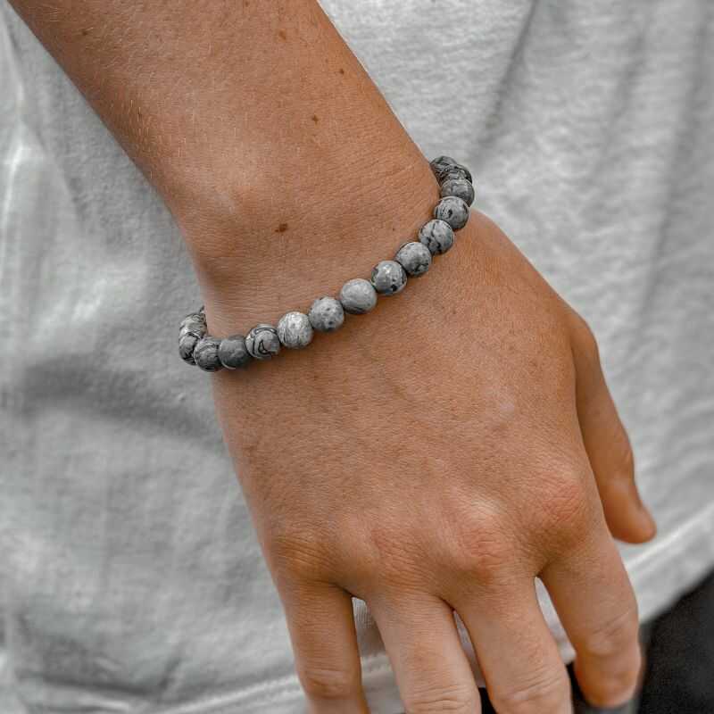 Pulsera Jaspe Gris