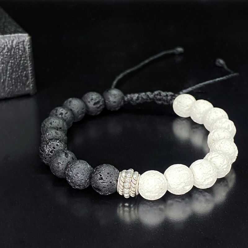 Pulsera Roca Volcánica ajustable